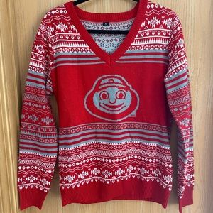 Women’s Ohio State “ugly” sweater